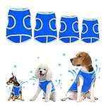 Zunea Dog Cooling Vest for Small Medium Large Dogs Breathable Chill Out Cool Jacket Summer Soft Anti Heat Swamp Cooler Coat for Outdoor Hiking Training - L