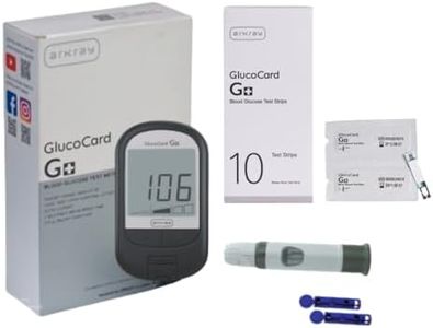 ARKRAY GlucoCard G+ Blood Glucose Monitor with 10 Strips 25 Lancets | JAPANESE TECH Made In INDIA