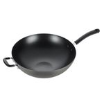 T-Fal Ultimate Hard Anodized, Nonstick 14 in. Wok, Black, 14 Inch, Grey