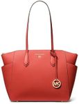 Michael Kors Marilyn Medium Top Zip Tote, Spiced Coral, One Size, Marilyn Medium Top Zip Tote