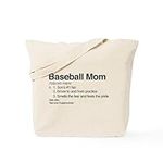 CafePress Baseball Mom Tote Bag Nat