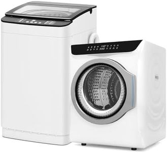 Auertech Portable Washer and Dryer Combo Set, 2.8 CU. FT. Portable Clothes Dryers with Boot Dryer, 28 lbs Fully Automatic Washing Machine, Compact Washer and Dryer for Apartment, RV, Dorm