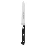 ZWILLING J.A. HENCKELS International 31160-131 Classic Serrated Utility Knife, 5-inch, Black/Stainless Steel