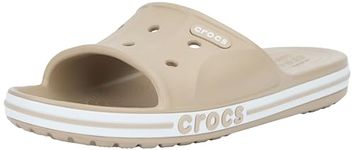 Crocs Unisex Bayaband Slide Slide Sandal, Cobblestone, 8 UK Men/ 9 UK Women