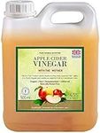 PSN Raw 100% Pure Apple Cider Vinegar with The Mother 500ml Non-GMO Cloudy ACV Pure Cold Pressed Unrefined Unfiltered Unpasteurised Vegan 4.5% Acidity Weight Loss Detox