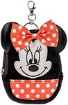 DISNEY Minnie Mouse Black and Red Mini Backpack Keychain