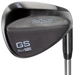 GoSports Tour Pro Golf Wedges - 56 Degree Sand Wedge in Black Finish (Right Handed)