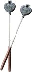 BestNest Rome Cast Iron Love Pie Pie Irons, Pack of 2