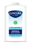 CUTICURA Mildly Medicated Body Powder 250 g, Many Uses Personal Hygiene, Sweat Control, Chafing and Friction Prevention, Itching Relief