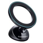 CARMOUNT F4 Magnetic Car Phone Mount Compatible with iPhone 12/13/14 All Models ⎸ Universal Phone Holder ⎸ N52 Magnets, Full Metal ⎸ 360° Rotation, Full Metal