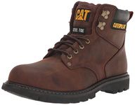 Caterpillar Men's Second Shift Steel Toe Work Boot Dark Brown 9.5 D(M) US