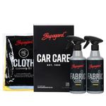 Supagard Fabric Interior Cleaner 2 x 500ml Water Based Solution Car Seat Interior Shampoo Upholstery Carpet and Seatbelt Cleaner Deep Cleans Stains and Dirt Easy to Use Safe Eco Friendly