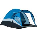 Portal 3-4 Man Tent with Living Area Three-Four Persons Camping Tent Family Tent with Porch 3000mm Waterproof Bedroom with Sewn-in Groundsheet Outdoor Shelter with Anteroom for Picnic Garden Festival