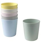 IKEA Kalas Baby/Toddler Plastic Drinking Mugs, Assorted Pastel Colors, Pack of 6, BPA Free