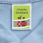 86 x Personalised Stick-On Waterproof Washable Name Labels Pack of 2 Sizes for Clothes, Water Bottles, School Uniform, Equipment, Shoes, School, Nursery, Day Care - Car (SFP)