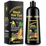 ALIVER Hair Dye Shampoo(Black), Nat