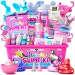 Original Stationery Unicorn Slime Kit, Create Unicorn Slime for Girls and Glow in The Dark Unicorn Slime for Kids, Magical Birthday Gift Idea