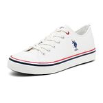 U.S. Polo Assn. Kenna Men's Off White Fashion Sneakers-(UK/9)(2FD23294A01)