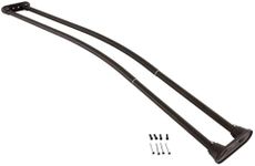 KINGSTON BRASS CCD2175 Adjustable 60" to 72" Double Curved Stainless Steel Shower Curtain Rod, Oil Rubbed Bronze