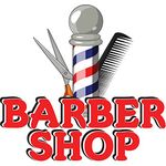 BARBER SHOP 36" Concession Decal sign cart trailer stand sticker equipment