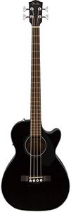 Fender Acoustic Bass Guitar 4-String with Fishman Bass Acoustic Guitar Pickup with Tuner and Equalizer, Classic Design with Rounded Walnut Fingerboard, Mahogany Construction, Spruce Top