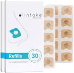 Intake Breathing Refill Tabs (60 Count, Pack of 2) – Magnetic Nasal Strips for Sleeping – Snoring Solution – Nasal Dilators for Better Breathing, Sleep & Exercise – Skin-Safe, All-Night Comfort