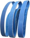 FEIHU Profession Sanding Belt Set, Zirconia Corundum Sanding Belts 50 x 686 mm Grit 60, 80, 100, 120, 240, 320 for Belt Sanders, Sanding Belts, Sharpening, Rust Removal