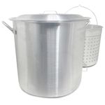 Bayou Classic 1600 Stockpot with Basket, 160-Quart