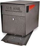 Mail Boss 7108 Security, Bronze Curbside Locking Mailbox,Medium