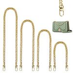 Purse Chain Straps, Handbag Chain with Buckles, Handbag Chain Strap Purse Straps Shoulder Replacement Chain, for Women Girls DIY Wallet Handbag Crossbody Bag Crafts(30cm/60cm/100cm/120cm) (Gold)