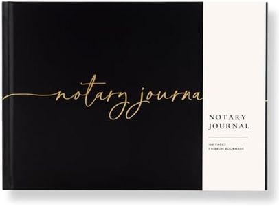 Lamare Notary Journal Log Book – Notary Supplies Kit for Notaries - Black