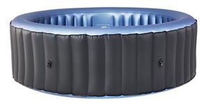 M Spa Round Inflatable Bubble Massage Spa, 4 to 6 Person Outdoor Hot Tub, Bergen