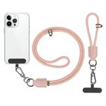 OWill Mobile Phone Lanyard Strap and Phone Wrist Strap, Adjustable Nylon Phone Strap Crossbody with Patch, Quality Metal Buckles Anti Theft Phone Strap for Most Mobile Phone