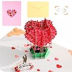 ZCOINS Heart Tree 3D Pop up Card Lo