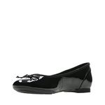 Clarks Women's Couture Bloom Ballet Flats, Black Black Patent, 7 UK