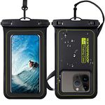 Waterproof Phone Pouch 7.5'', IPX8 Floating Underwater Cellphone Dry Bag Case Holder for iPhone 15 14 13 12 11 Pro Max XS Plus X Samsung, Phone Protector for Vacation Beach Swimming Surfing Skiing