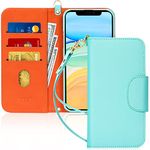 FYY Case for iPhone 11 6.1", [Kickstand Feature] Luxury PU Leather Wallet Case Flip Folio Cover with [Card Slots] and [Note Pockets] for Apple iPhone 11 6.1 inch Mint Green