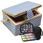 D&D Sewing Basket with Sewing Kit, 