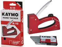 Kaymo K-10 + ST2308 Combo | Metal Body Hand Tacker with 08mm 23 Series Staples (1000 pins) for Upholstery and Repairs