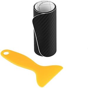 Adhesive Rear Bumper Guard, Keenso Self Adhesive Rear Bumper Sticker Decal Protector Strip Protective Rear Door Sill Guard