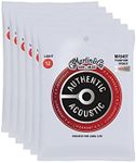 Martin MA540T Authentic Acoustic Lifespan 2.0 92/8 Phosphor Bronze Light 12-54 (6-Pack Bundle)