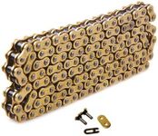 XYT WORLD 428 Motorcycle Chain 136 Links O Ring With Connecting Master Link Drive Chain For Motorcycle Bicycle Go Kart Mini Trail Bike For Kawasaki KLX 140 2008-2016