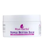 Riyo Herbs Nipple Cream 50g for breastfeed mom | Enrich with Sunflower Seed Oil, Shea Butter, Cocoa Butter, Sore & Swollen Nipples