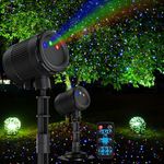 Laser Christmas Projector Lights Outdoor, 3 Color Laser Light Projector, Firefly Lights Show with RF Remote, Water Proof, Indoor Holiday Decoration, Christmas Gift, Home Decor, Party, Garden