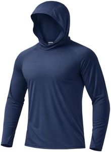 Boladeci Sun Shirts for Men Fishing Hoodie UPF 50+ Long Sleeve UV Shirts