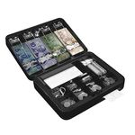 Royal Sovereign Canadian Fold-Out Cash Box With Security Key - Spring Loaded Weight Clips, Removable 9 Slot Coin Tray, Quick Access Cheque/Receipt Deposit Slot. Large 11.8” x 9.5” x 3.7” - Black