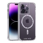 Case-Mate iPhone 14 Pro Case - Clear Twinkle Diamond [10FT Drop Protection] [Compatible with MagSafe] Magnetic Cover with Cute Bling Sparkle for iPhone 14 Pro 6.1", Anti-Yellow, Anti-Scratch, Slim