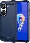 EVUNNBC for Zenfone 9 Case, ASUS Zenfone 9 Case, Zenfone 10 Case Flexible TPU Shock-Absorption Military Grade Drop Protection Slim Fit Phone Cover for ASUS Zenfone 9 Zenfone 10 (Blue), (A23040401)