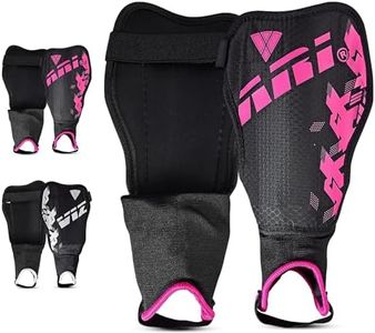 Vizari Napoli Youth Soccer Shin Guards for Boys and Girls - Pink/Silver, Medium | Stylish Design Football Shin Pads with Unique PP Textured Flexes Material for Superior Comfort and Protection