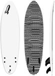 Rock-It 6' Baby Jesús Surfboard Soft Top Surfboard, Kids Surfboard with Innovative Design Easy to Paddle and Maneuverable, Small Surfboard, Surfboards for Kids (White)